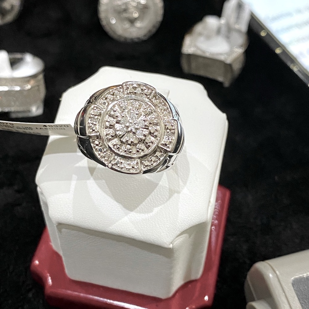 Real diamond men stylish ring Nit CZ not Moissanite 100% natural diamonds Sale!